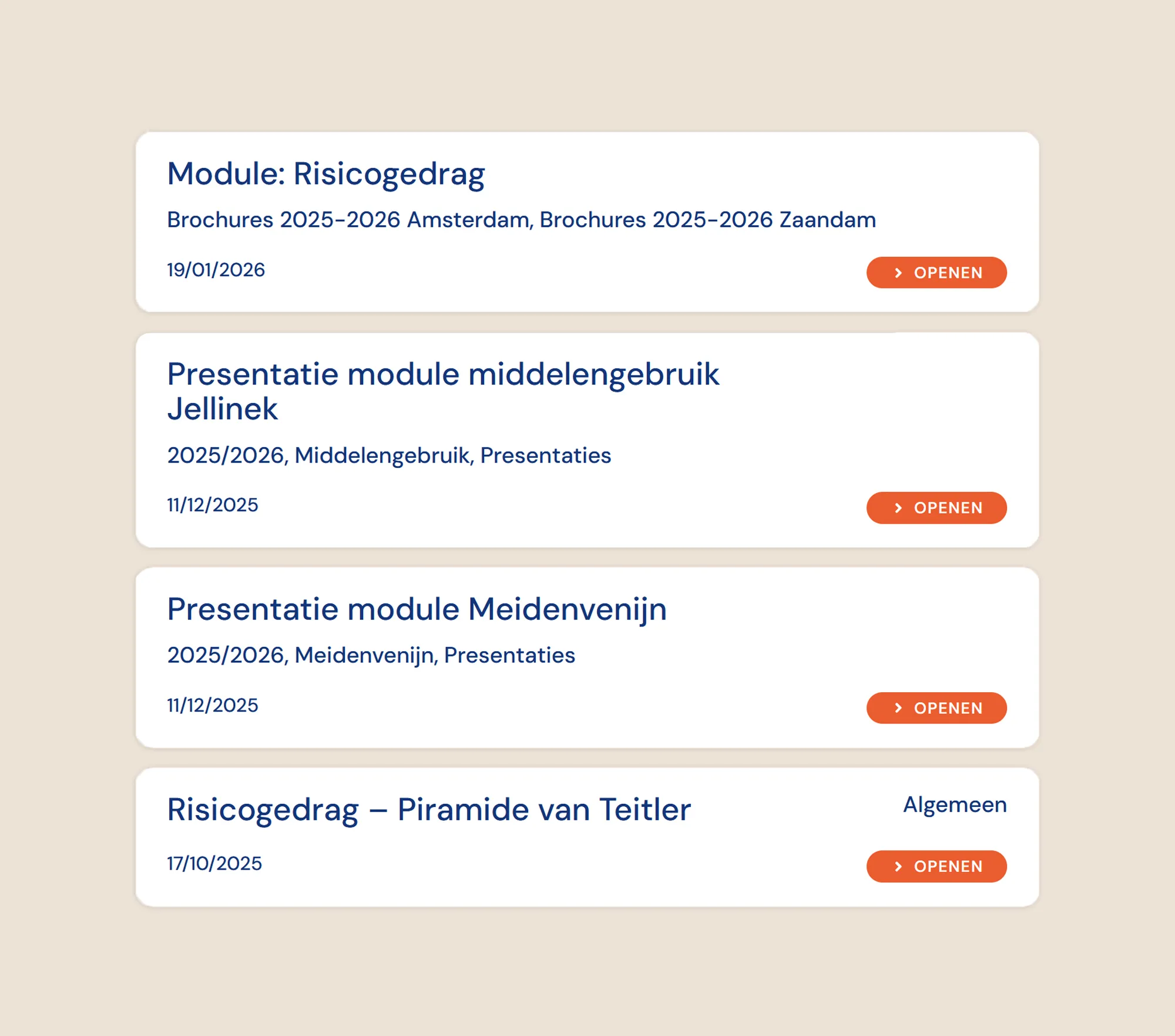 Veico Academy Notificaties Screenshot - Veico - Eén plek voor inzicht en samenwerking